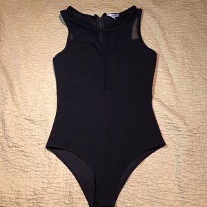 Charlotte Russe Deep cut body suit
